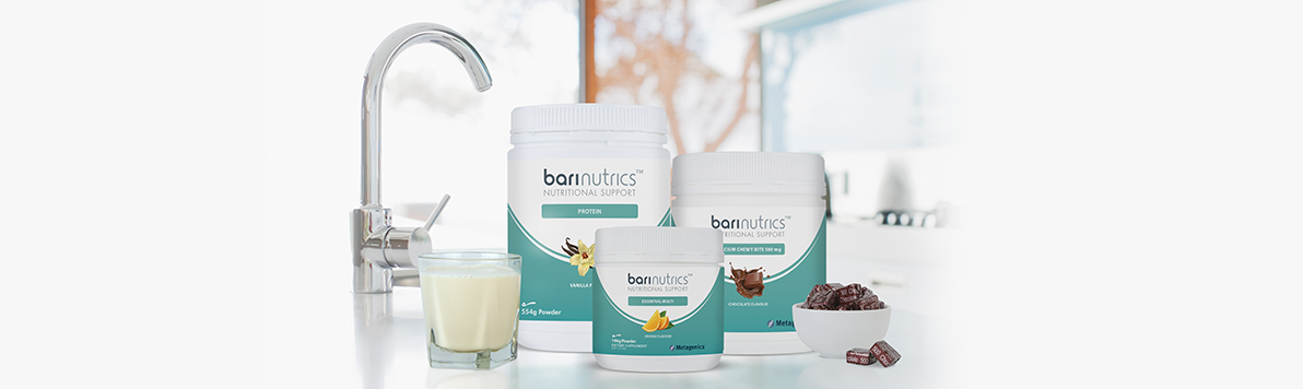 Barinutrics Product Range shot